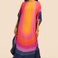 V-Neck Printed Kaftan: Swimsuit Cover Up & Lounge Dress