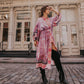 Long Sleeve Print Kimono: Women's Swimwear Cover-Up