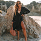 Sexy Long Sleeve Swimsuit Cover Up for Women