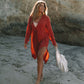 Sexy Long Sleeve Swimsuit Cover Up for Women