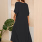 V-Neck Women's Kaftan Loungewear & Long Cover-Ups