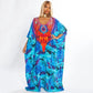 Women's Plus Size Half Sleeve Beach Caftan Cover Ups