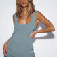 Scoop Neck Sleeveless Crochet Beach Dress