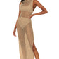 Women's Crochet Sleeveless Swimsuit Cover Up Beach Dress