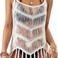 Sleeveless Hollow Out Crochet Bikini Cover Up