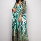 Plus Size Batwing Sleeve Beach Kaftan Swimsuit Cover Ups