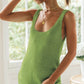Scoop Neck Sleeveless Crochet Beach Dress