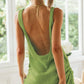 Scoop Neck Sleeveless Crochet Beach Dress