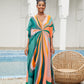 Print Long Kaftan Dress - Women's Beach Loungewear