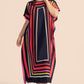 Colorful Line Print Swimsuit Cover Up for Women