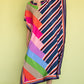 V-Neck Print Beach Caftan for Women with Side Split