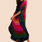 V-Neck Printed Kaftan: Swimsuit Cover Up & Lounge Dress