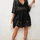 Women's V-Neck Lace Bikini Beach Dress Cover Up