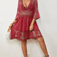 Women's V-Neck Lace Bikini Beach Dress Cover Up