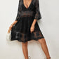 Women's V-Neck Lace Bikini Beach Dress Cover Up