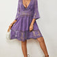 Women's V-Neck Lace Bikini Beach Dress Cover Up