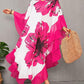 Women's Chiffon Print Caftan Beach Cover-Up, Plus Size