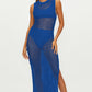 Women's Crochet Sleeveless Swimsuit Cover Up Beach Dress
