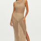 Women's Crochet Sleeveless Swimsuit Cover Up Beach Dress
