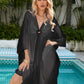 V-Neck Sheer Swimsuit Coverup Sexy Beach Kaftan