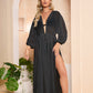 Long Sleeve Tie-Front Kimono: Women's Swimsuit Cover Up