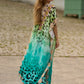 Women's Side Split Kaftan Swimsuit Cover-Up