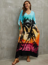 Print Kaftan Beach Loungewear Dress for Women