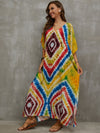 Print Kaftan Beach Loungewear Dress for Women