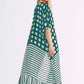 Stripe Print Kimono: Women's Long Sleeve Beach Cover Up