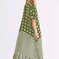 Stripe Print Kimono: Women's Long Sleeve Beach Cover Up