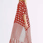 Stripe Print Kimono: Women's Long Sleeve Beach Cover Up