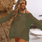 Women's Sexy Off-Shoulder Crochet Bikini Cover Up