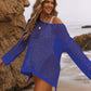 Women's Sexy Off-Shoulder Crochet Bikini Cover Up