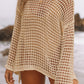 Women's Sexy Off-Shoulder Crochet Bikini Cover Up