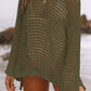 Women's Sexy Off-Shoulder Crochet Bikini Cover Up