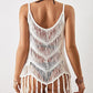 Sleeveless Hollow Out Crochet Bikini Cover Up