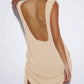 Scoop Neck Sleeveless Crochet Beach Dress