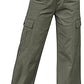 Eddoyee Women's High Waisted Wide Leg Cargo Jeans, Stretch Baggy Drawstring Ankle Pants with 6 Pockets