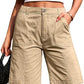 Eddoyee Women's Denim Bermuda Shorts, Knee Length Stretchy Jean Jorts with Pockets, Casual Relaxed Fit