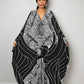 Plus Size Batwing Sleeve Beach Kaftan Swimsuit Cover Ups