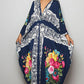 Plus Size Batwing Sleeve Beach Kaftan Swimsuit Cover Ups