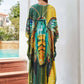 Printed Plus Size Kaftan Swimsuit Cover-Up for Women