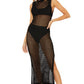 Women's Crochet Sleeveless Swimsuit Cover Up Beach Dress