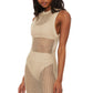 Women's Crochet Sleeveless Swimsuit Cover Up Beach Dress