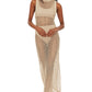 Women's Crochet Sleeveless Swimsuit Cover Up Beach Dress