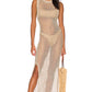 Women's Crochet Sleeveless Swimsuit Cover Up Beach Dress