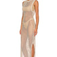 Women's Crochet Sleeveless Swimsuit Cover Up Beach Dress
