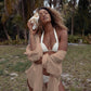 Women's Long Sleeve Button-Down Beach Shirt Cover Up