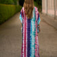 Women's Side Split Kaftan Swimsuit Cover-Up