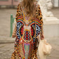 Women's Side Split Kaftan Swimsuit Cover-Up